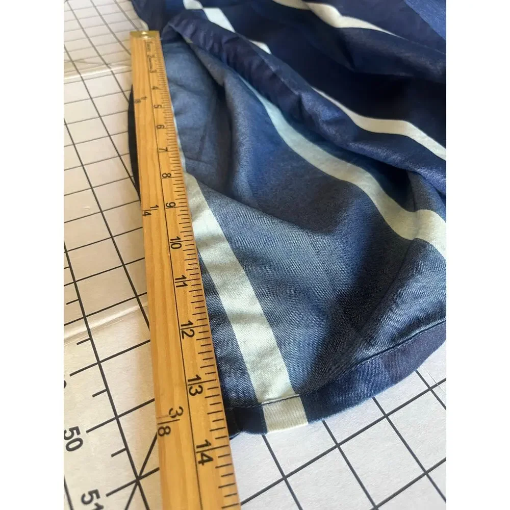 Ashley Stewart Women's Blue Denim Maxi Dress SZ 16 Button Up Long Sleeve Pockets - Picture 10 of 16
